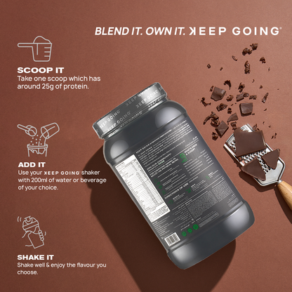Keep Going Ultimate Whey Digestive Enzymes+ Chocolate Gourmet