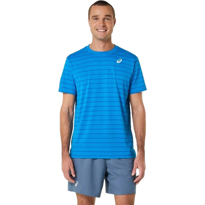 Asics Court Stripes Blue T-shirt