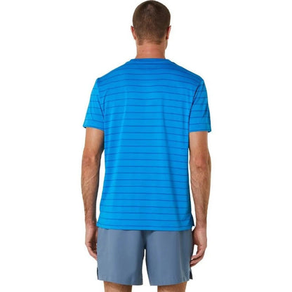 Asics Court Stripes Blue T-shirt