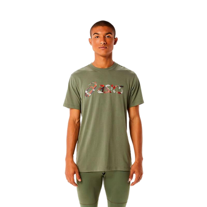 Asics Wild Camo T-shirt Lichen Green