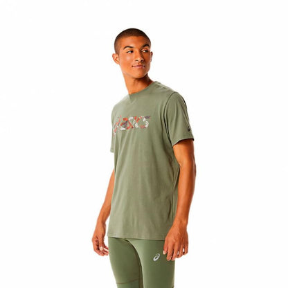 Asics Wild Camo T-shirt Lichen Green