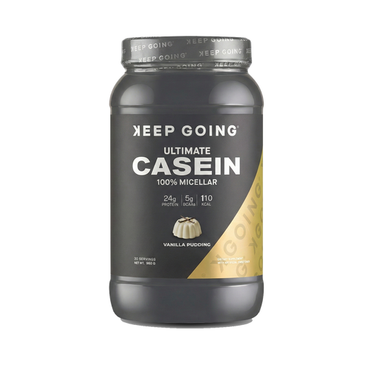 Keep Going Ultimate 100% Micellar Casein Vanilla Pudding