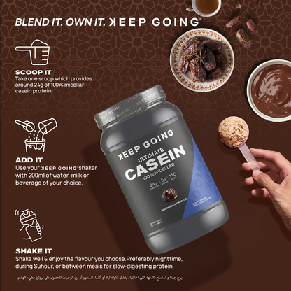Keep Going Ultimate 100% Micellar Casein Midnight Choco