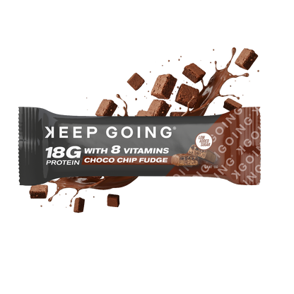 Keep Going Protein & Vitamin Bar Choco Chip Fudge