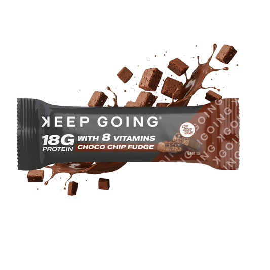 Keep Going Protein & Vitamin Bar Choco Chip Fudge