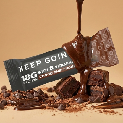 Keep Going Protein & Vitamin Bar Choco Chip Fudge