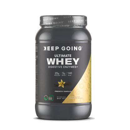 Keep Going Ultimate Whey Digestive Enzymes+ French Vanilla