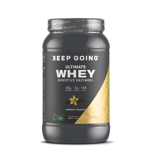 Keep Going Ultimate Whey Digestive Enzymes+ French Vanilla