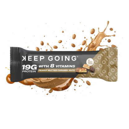 Keep Going Protein & Vitamin Bar Peanut Butter Caramel Nuts